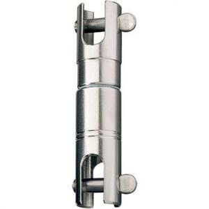 Emerillon Inox double chapes roulement à billes, vente