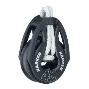 Poulie Carbo T2 D 40 & 57 mm fixation avec Loop