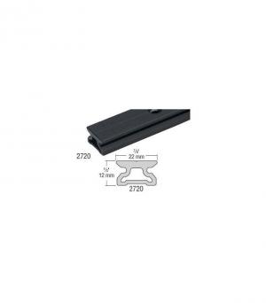 Rail aluminium anodis� plat