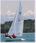 Grand voile r�gate avec lattes, fen�tre Htp+  sac