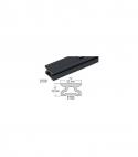 Rail aluminium anodis� plat